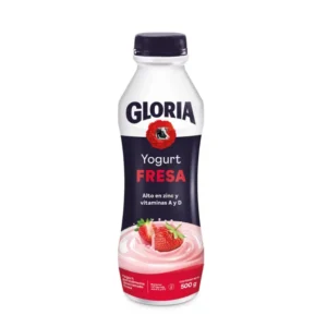 Yogurt GLORIA Fresa Botella 500 g