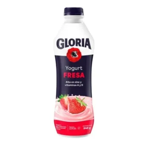 Yogurt GLORIA Fresa Botella 946 ml