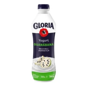 Yogurt GLORIA Guanábana Botella 946 ml